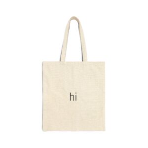 Minimalist Cotton Canvas Tote Bag | Eco-Friendly Grocery Shopping, Beach Bag, Gift for Her, Reusable Shopping Tote, Sustainable Fashion
