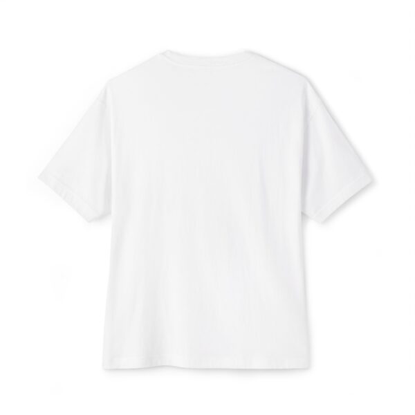 ⁦Unisex Oversized Boxy Tee with Floral Design, Casual Summer Style, Gift for Plant Lovers, Everyday Wear, Cozy Streetwear⁩ – תמונה ⁦2⁩